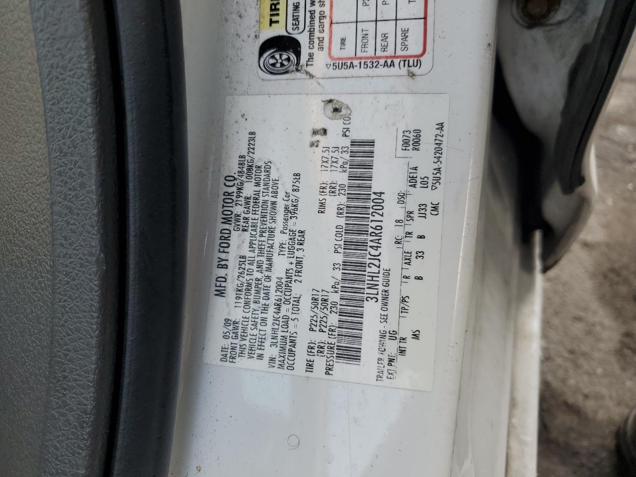 2010 Lincoln MKZ - Image 14