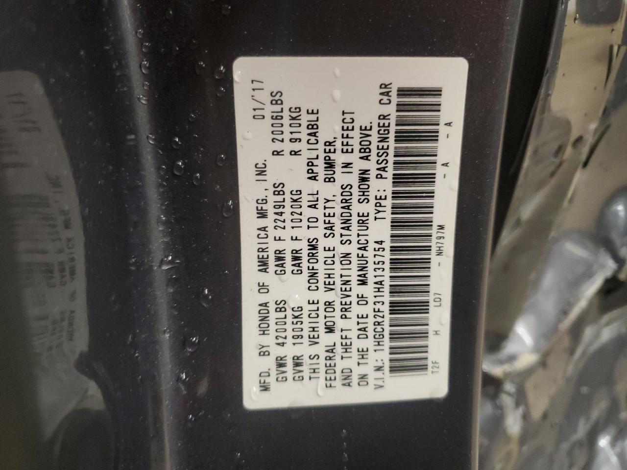 2017 Honda Accord - Image 12