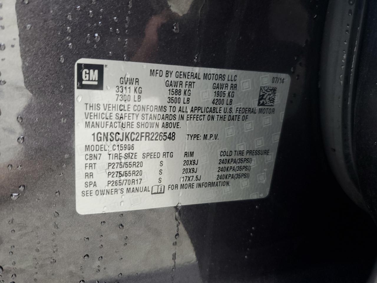 2015 Chevrolet Suburban - Image 13