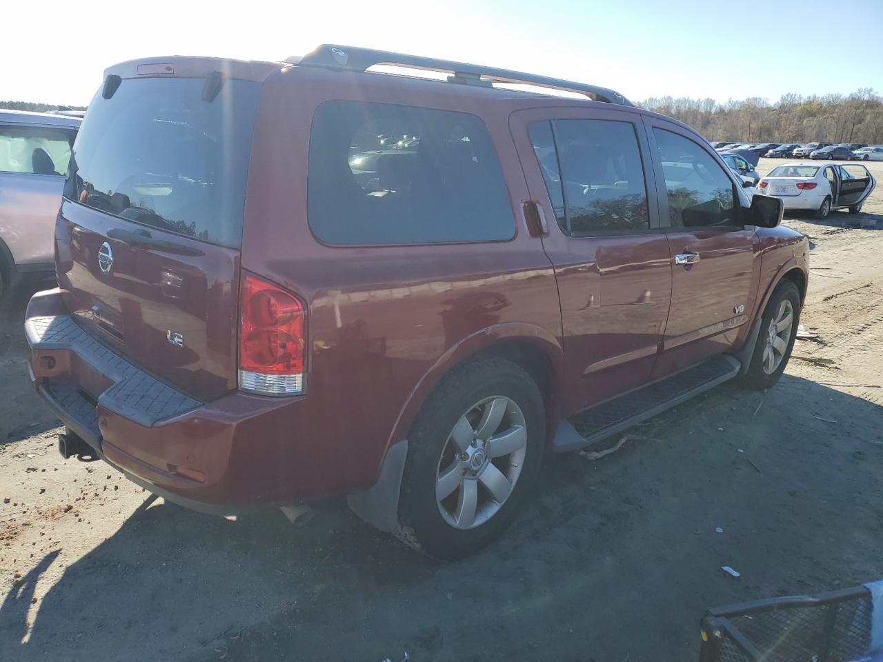 2008 Nissan Armada Se VIN: 5N1BA08D18N608570 Lot: 81634484