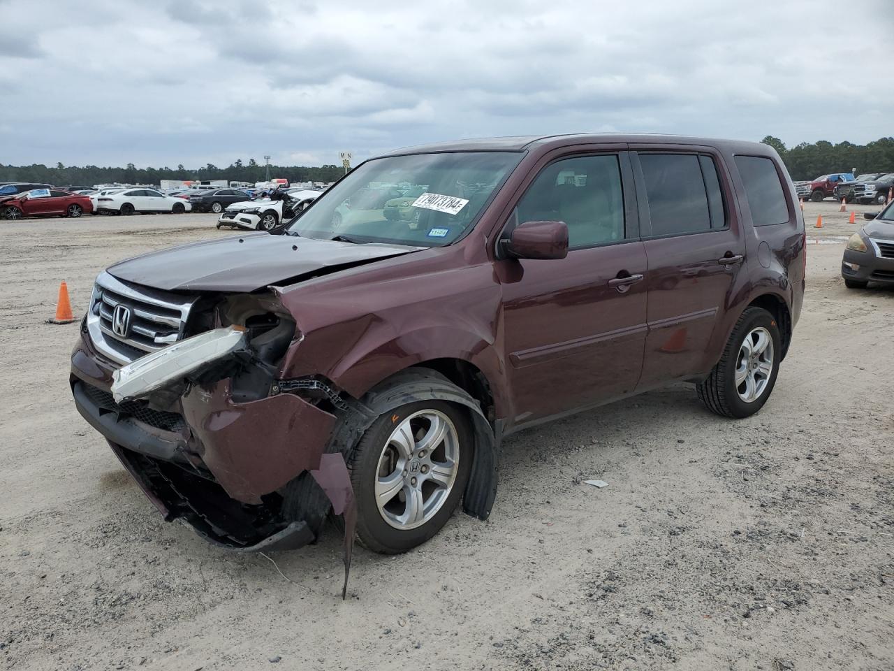 2013 Honda Pilot Ex VIN: 5FNYF3H43DB032944 Lot: 79073784