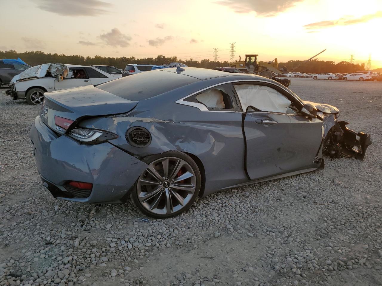 2021 Infiniti Q60 Red Sport 400 VIN: JN1FV7LK5MM530385 Lot: 78004984