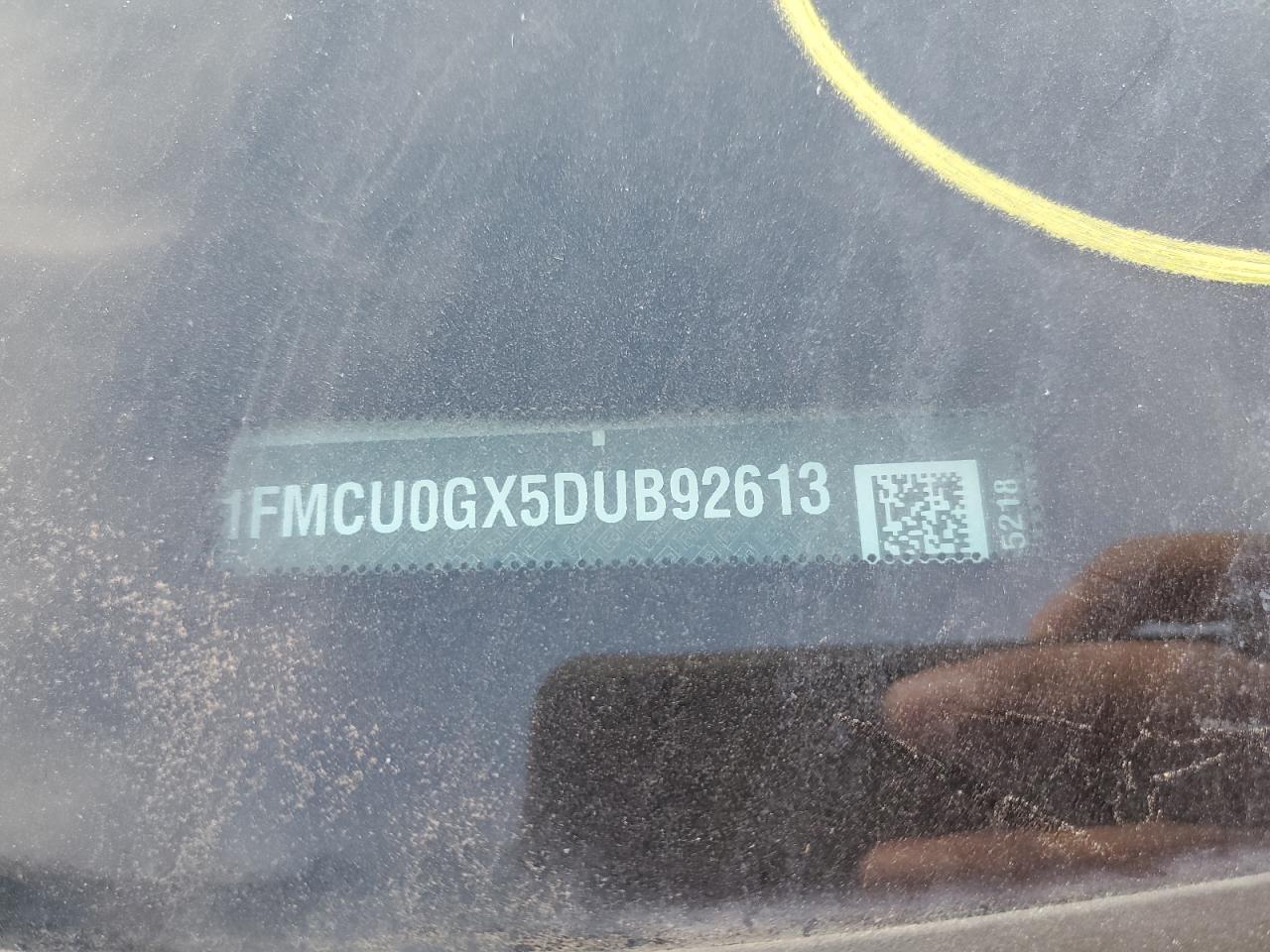 1FMCU0GX5DUB92613 2013 Ford Escape Se