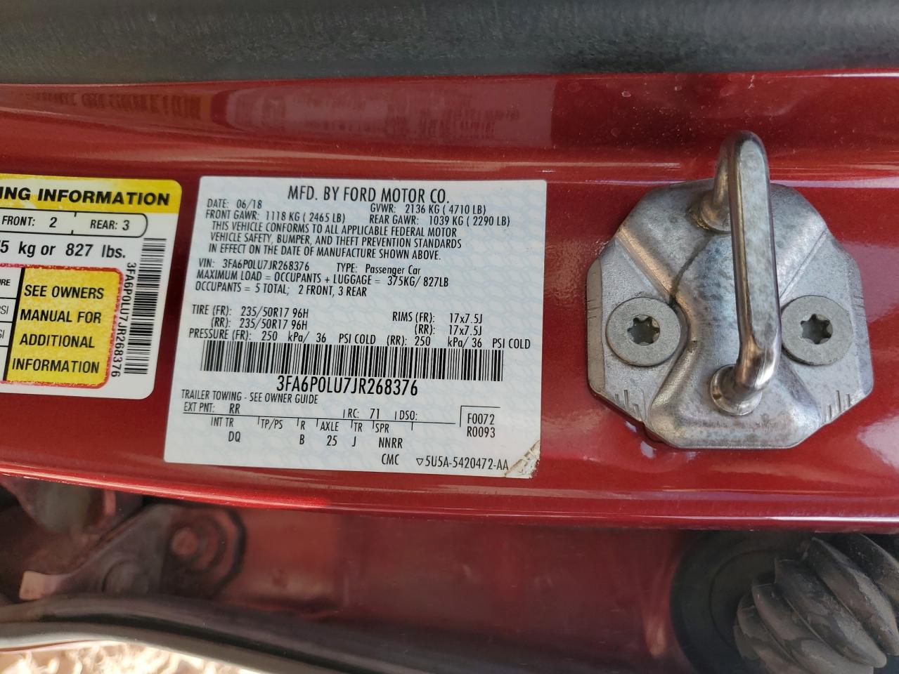 2018 Ford Fusion - Image 12