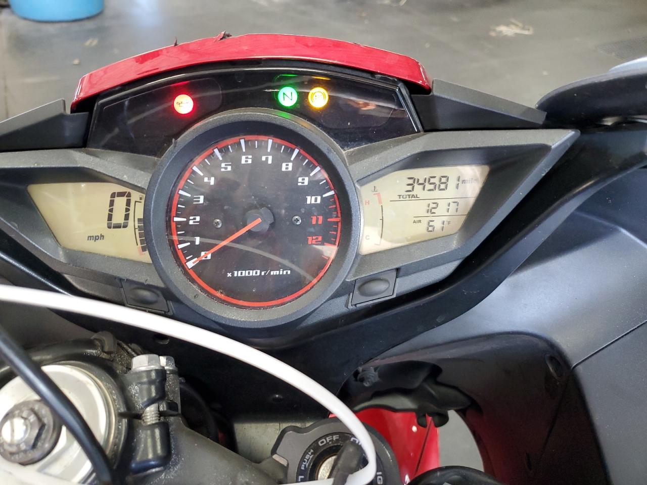 2010 Honda Vfr1200 Dct VIN: JH2SC6353AK000307 Lot: 80015664