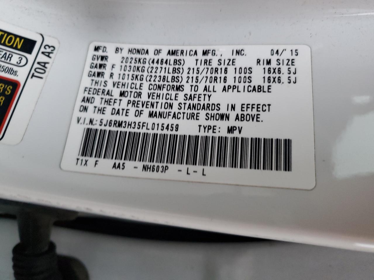 2015 Honda CR-V - Image 12