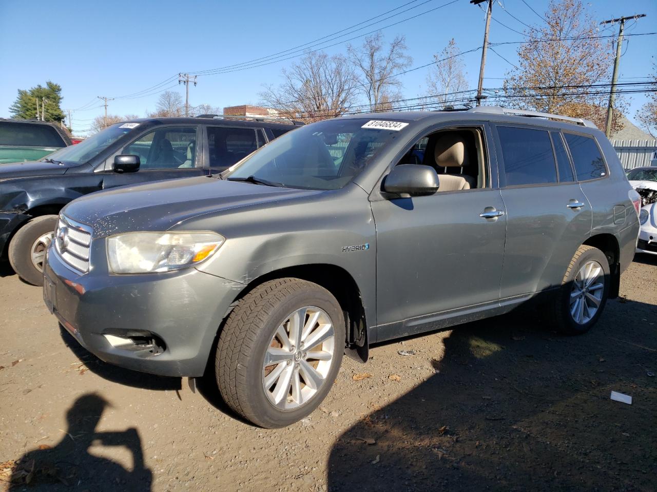 2009 Toyota Highlander Hybrid VIN: JTEEW41A492032255 Lot: 81046834