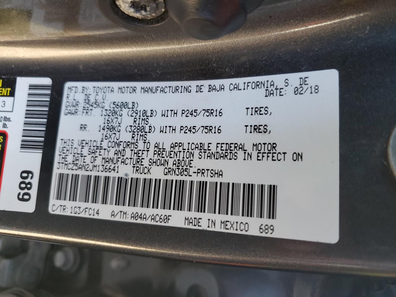 2018 Toyota Tacoma - Image 12