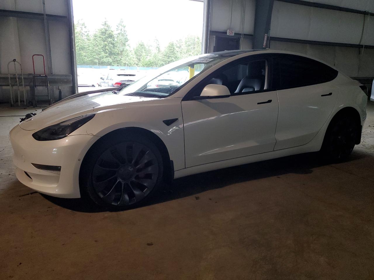 VIN 5YJ3E1ECXNF113681 2022 TESLA MODEL 3 no.1