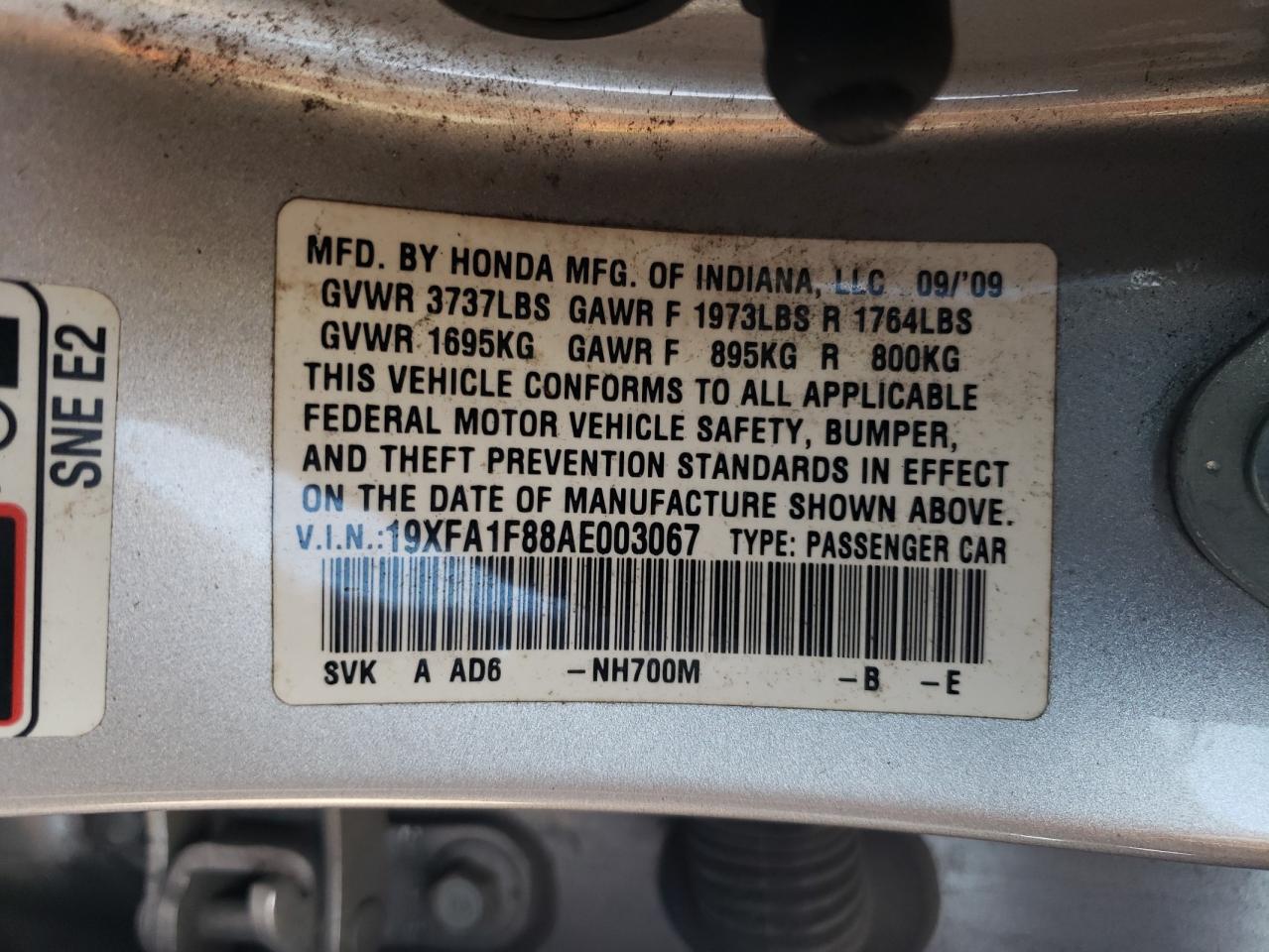 2010 Honda Civic - Image 12