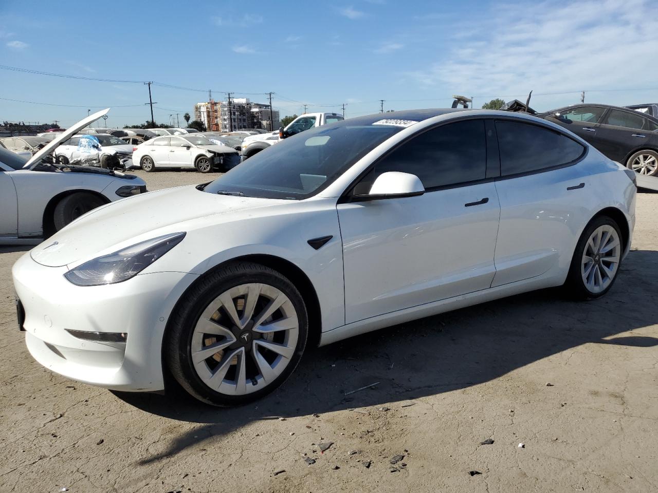 VIN 5YJ3E1EB3NF145007 2022 TESLA MODEL 3 no.1