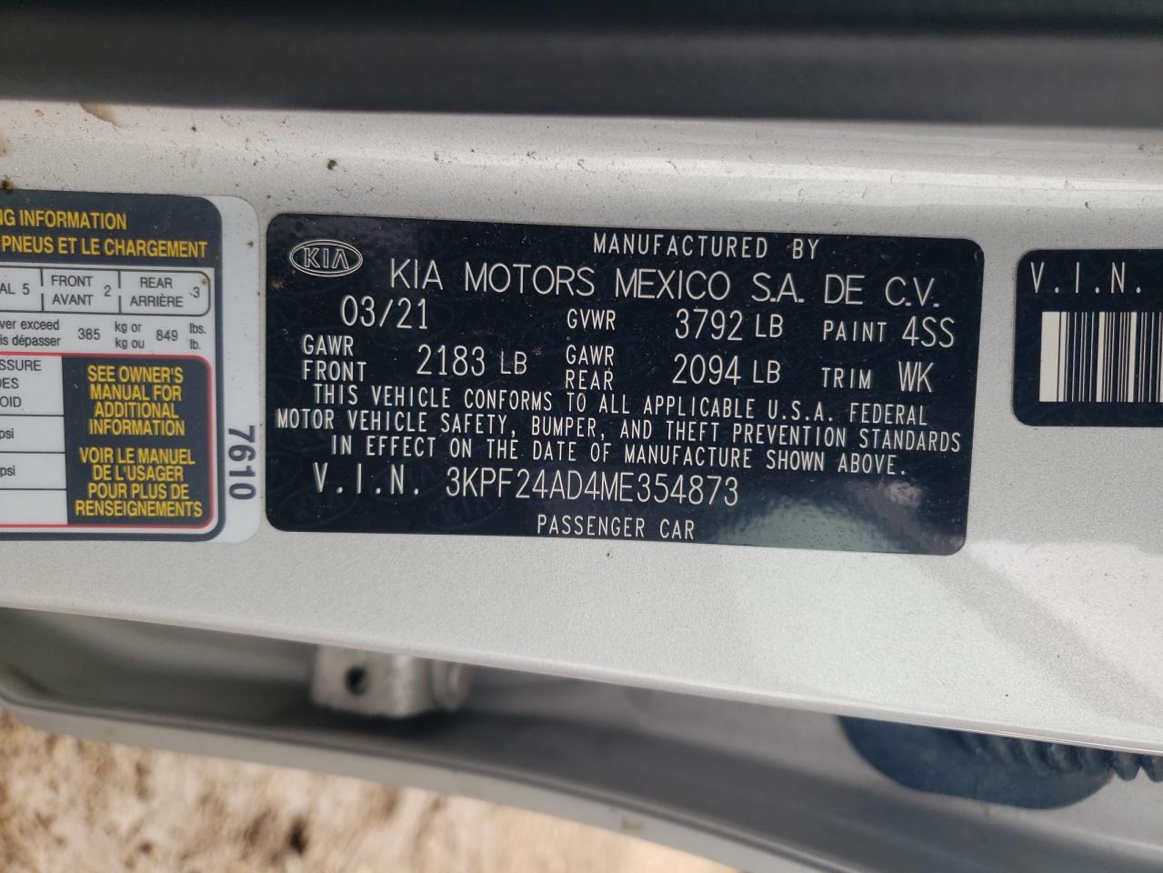 2021 Kia Forte - Image 12