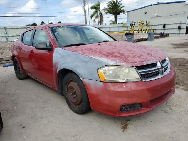 Седаны DODGE AVENGER 2014 Красный