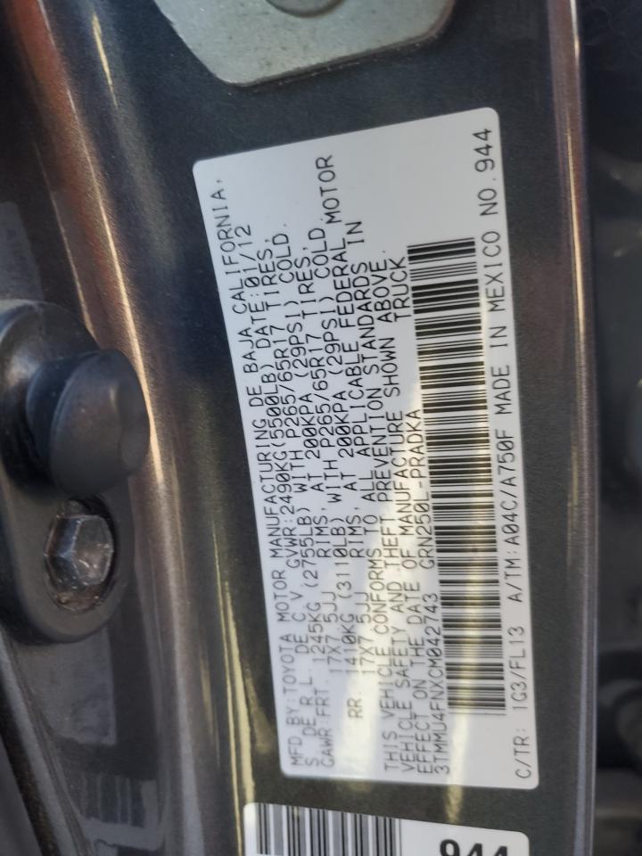 2012 Toyota Tacoma - Image 12