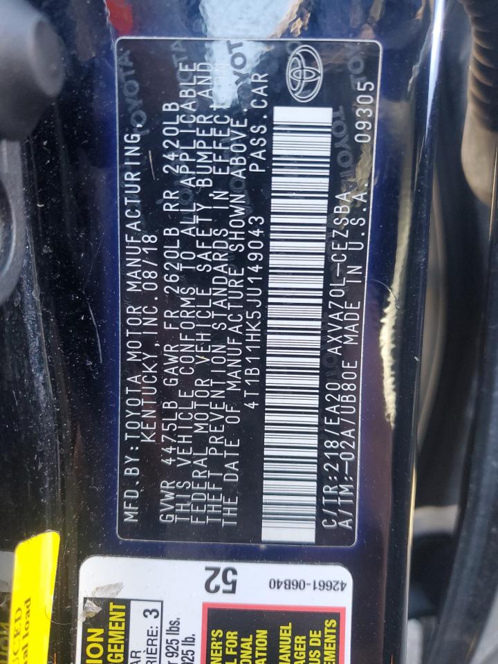 2018 Toyota Camry - Image 12