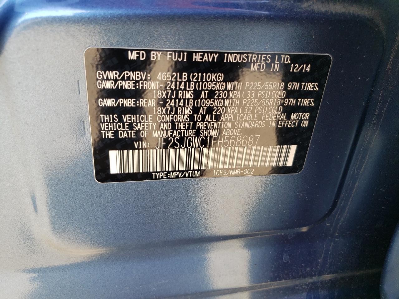 2015 Subaru Forester - Image 15