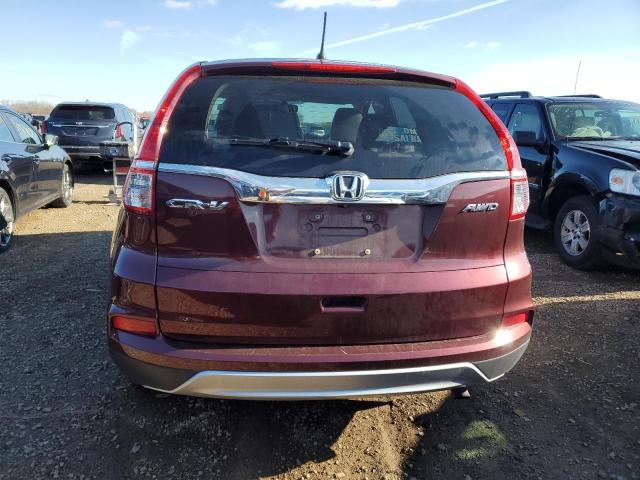  HONDA CRV 2016 Бургунді