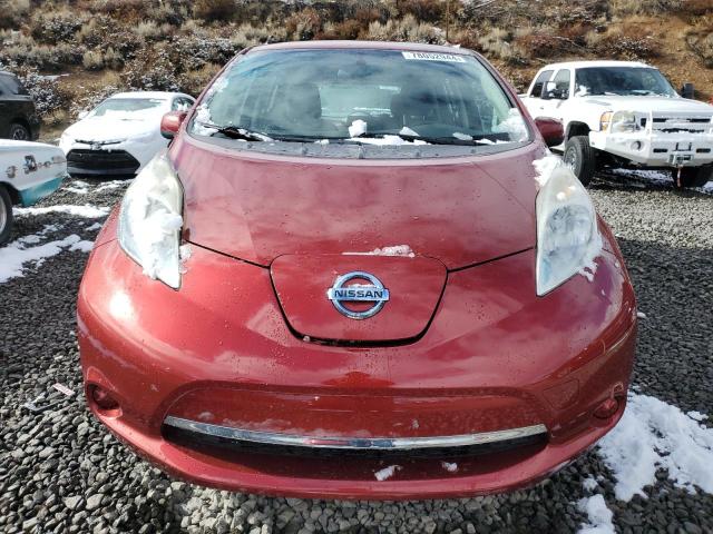  NISSAN LEAF 2015 Red