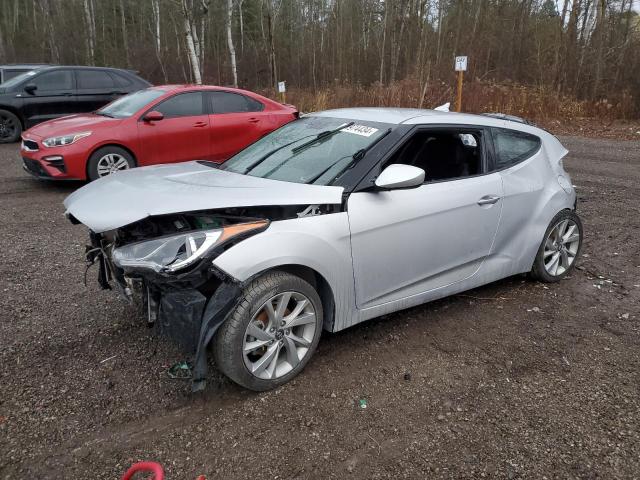 Coupet HYUNDAI VELOSTER 2017 Srebrny