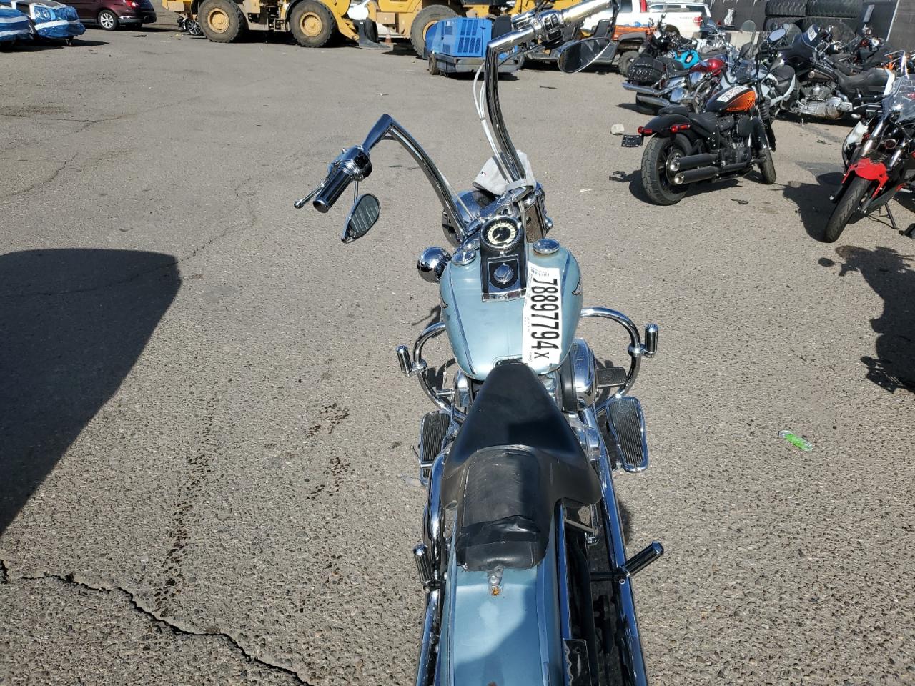 2014 Harley-Davidson Flstn Softail Deluxe VIN: 1HD1JDV14EB023110 Lot: 78897794