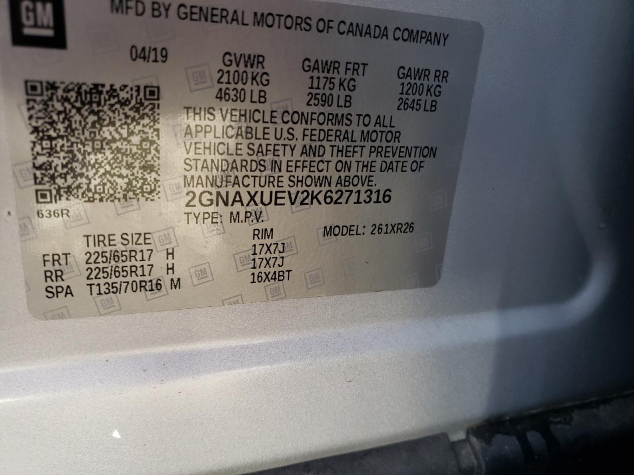 2019 Chevrolet Equinox - Image 13