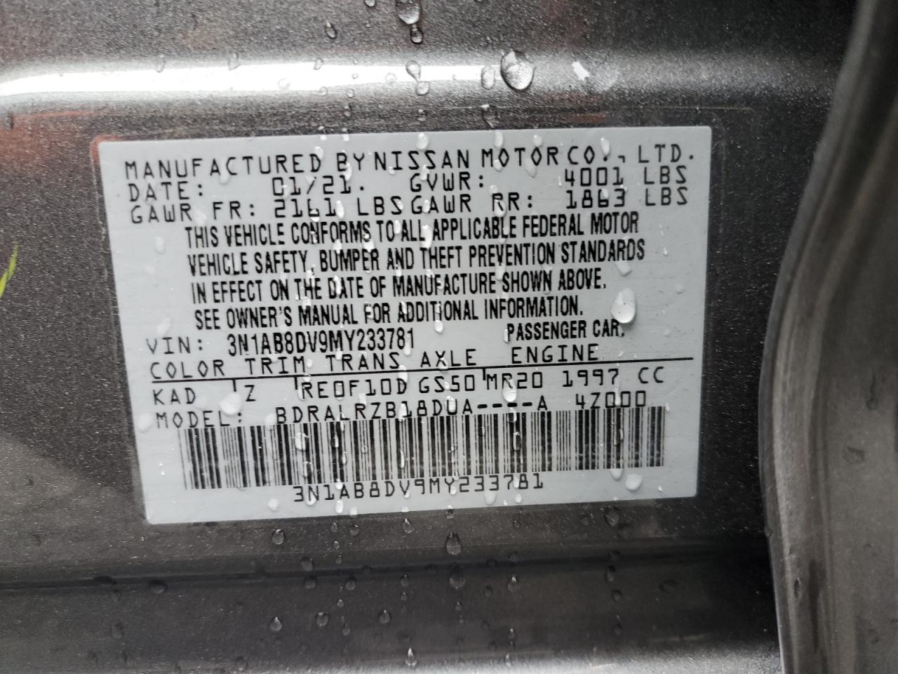 2021 Nissan Sentra - Image 14