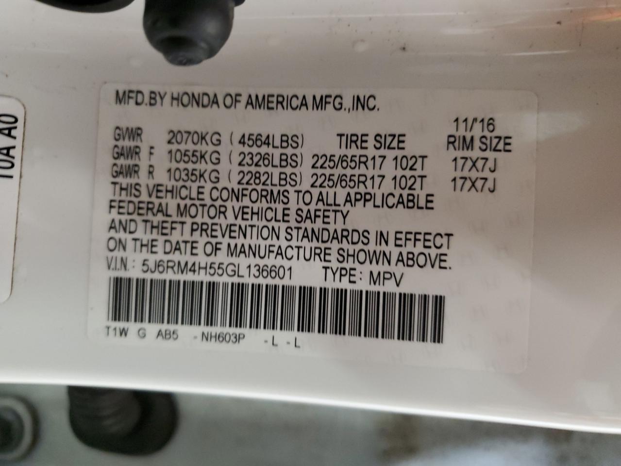 2016 Honda CR-V - Image 13