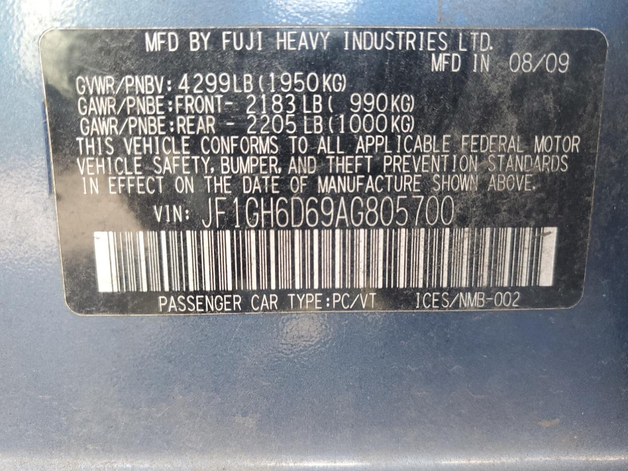 2010 Subaru Impreza - Image 13