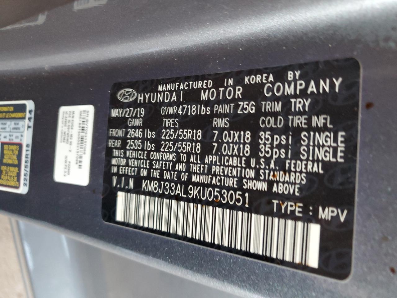 2019 Hyundai Tucson - Image 12