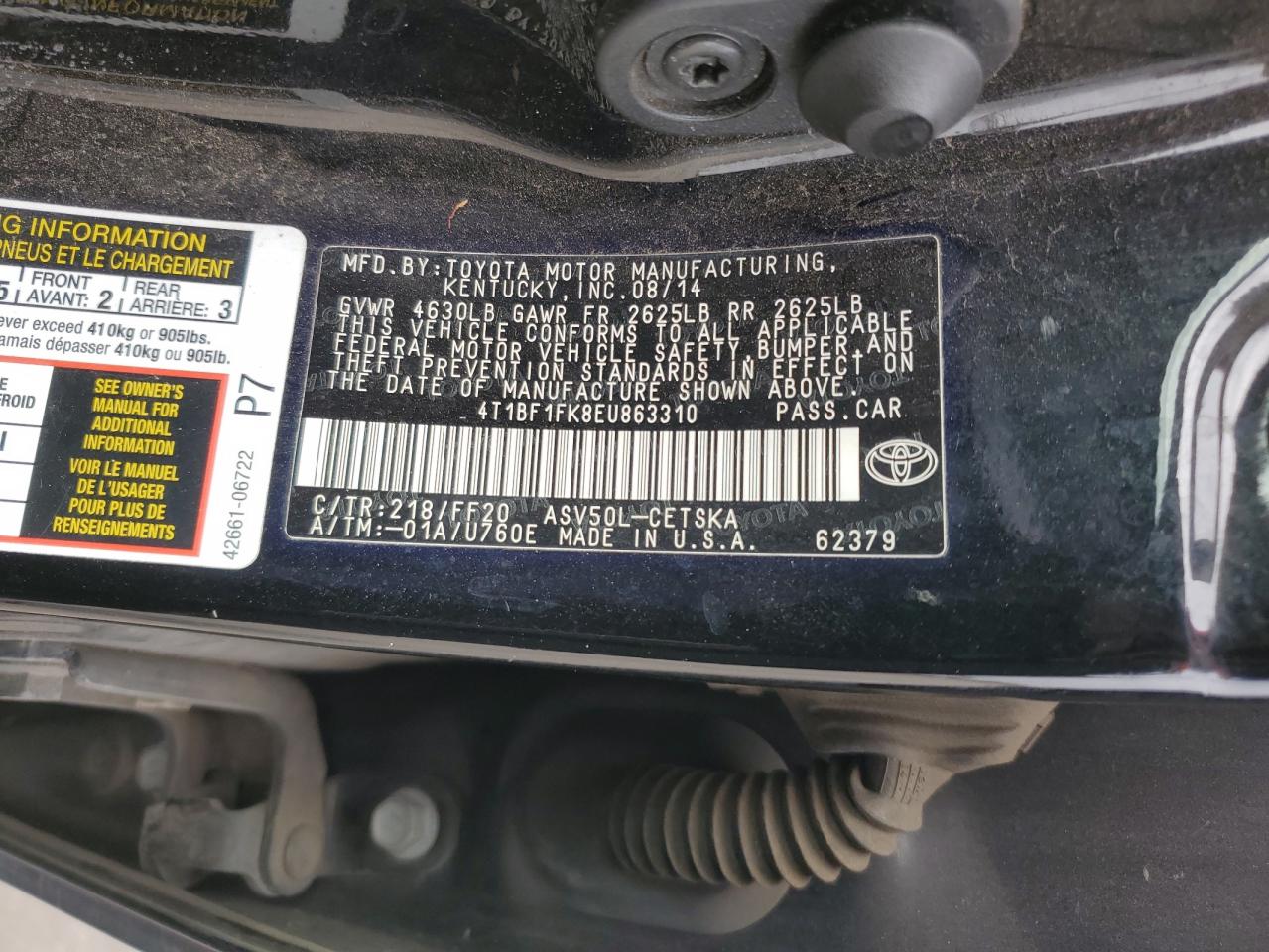 2014 Toyota Camry - Image 14