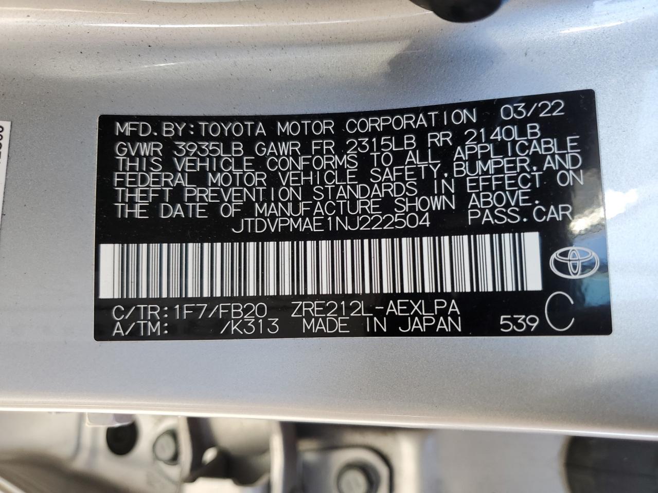 2022 Toyota Corolla - Image 13