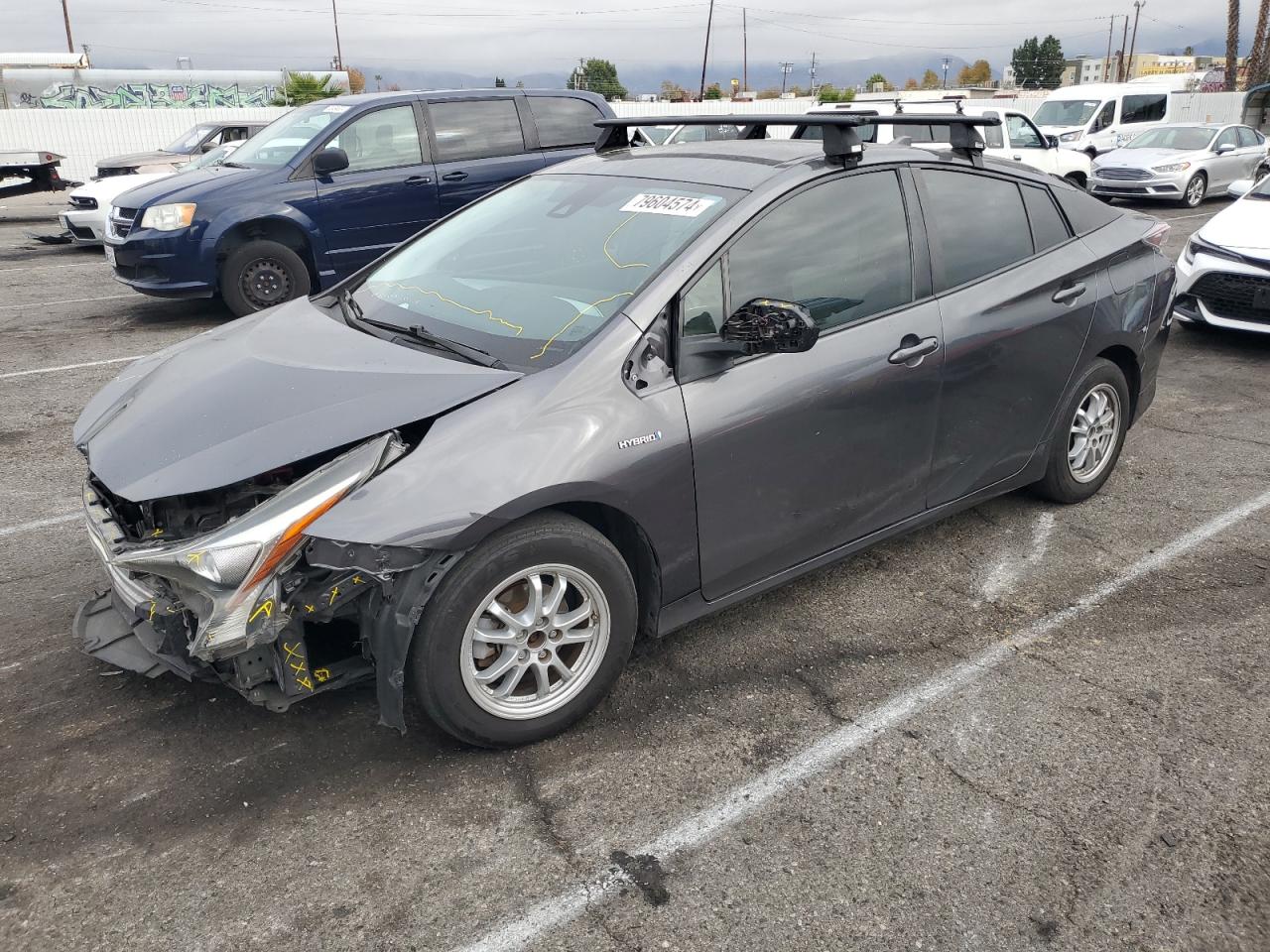 VIN JTDKBRFU5H3033166 2017 TOYOTA PRIUS no.1