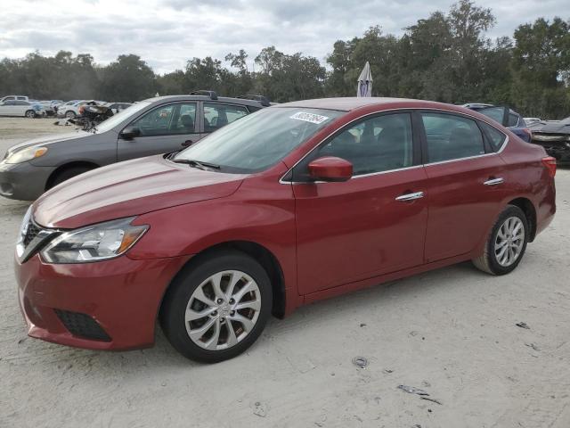  NISSAN SENTRA 2018 Czerwony