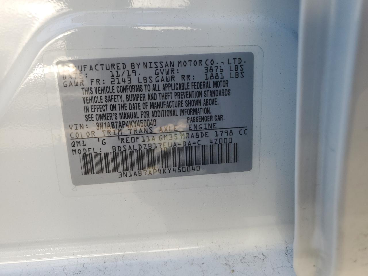 2019 Nissan Sentra - Image 12