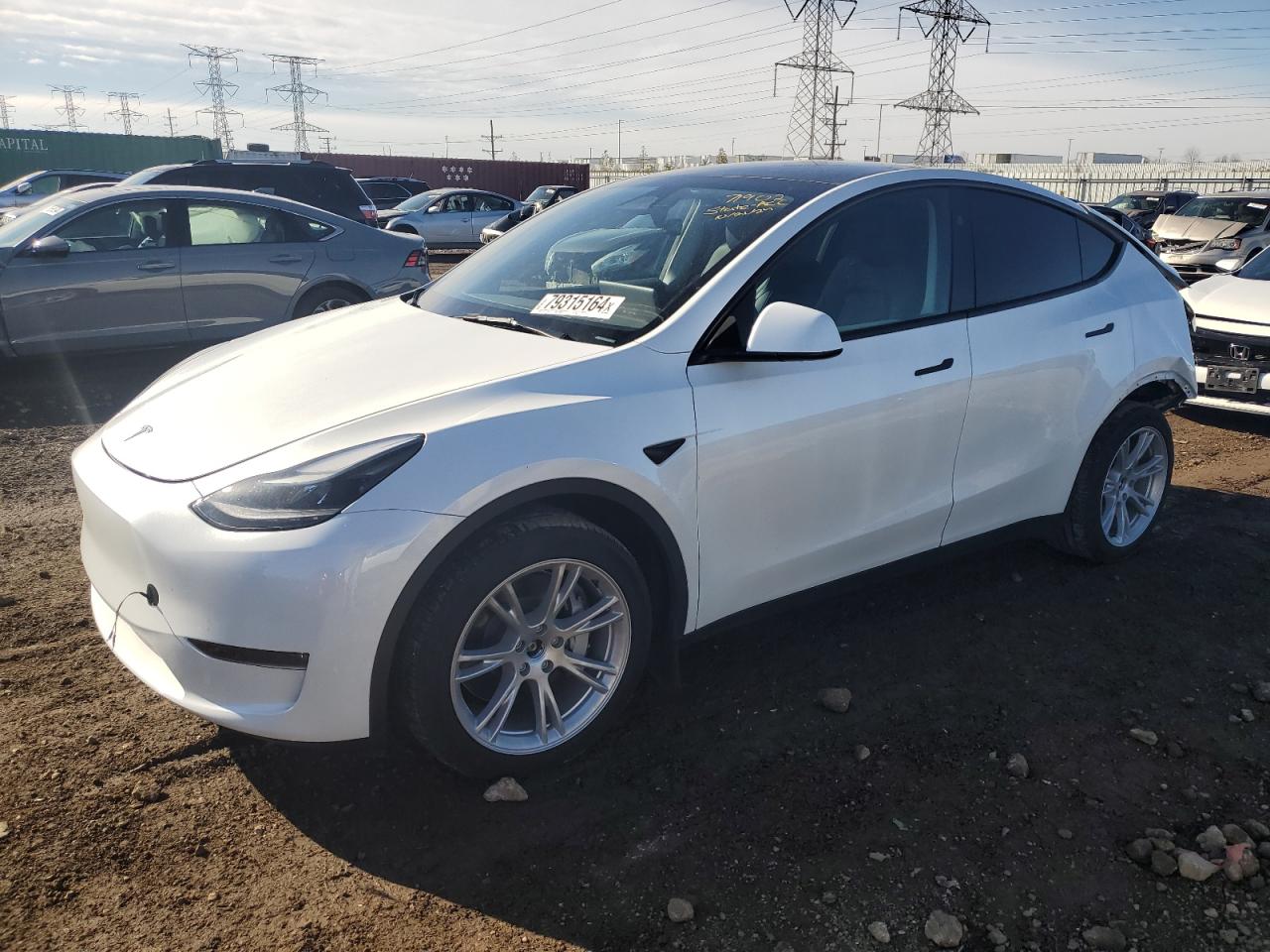 VIN 7SAYGDEEXPA180237 2023 TESLA MODEL Y no.1