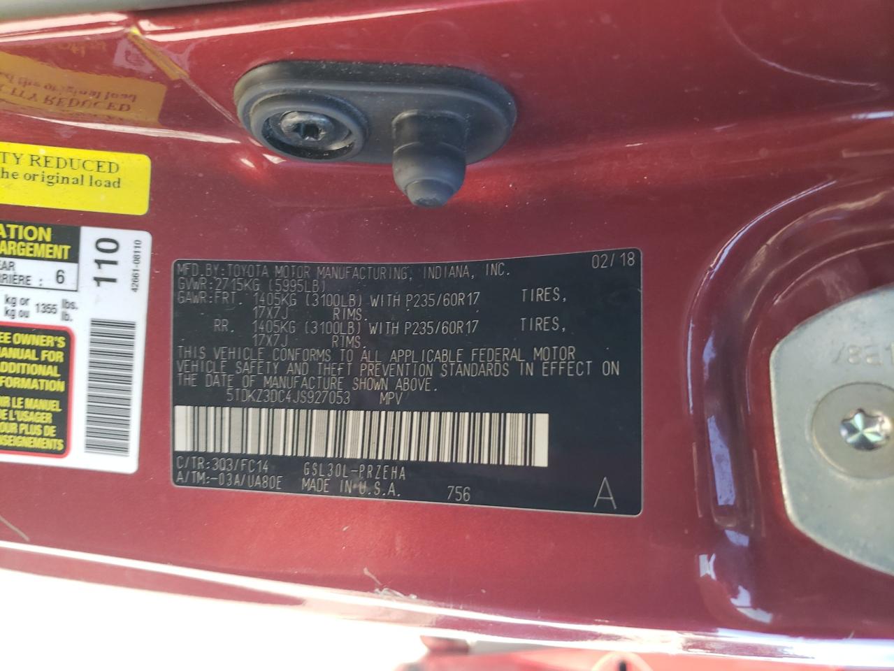 2018 Toyota Sienna - Image 15