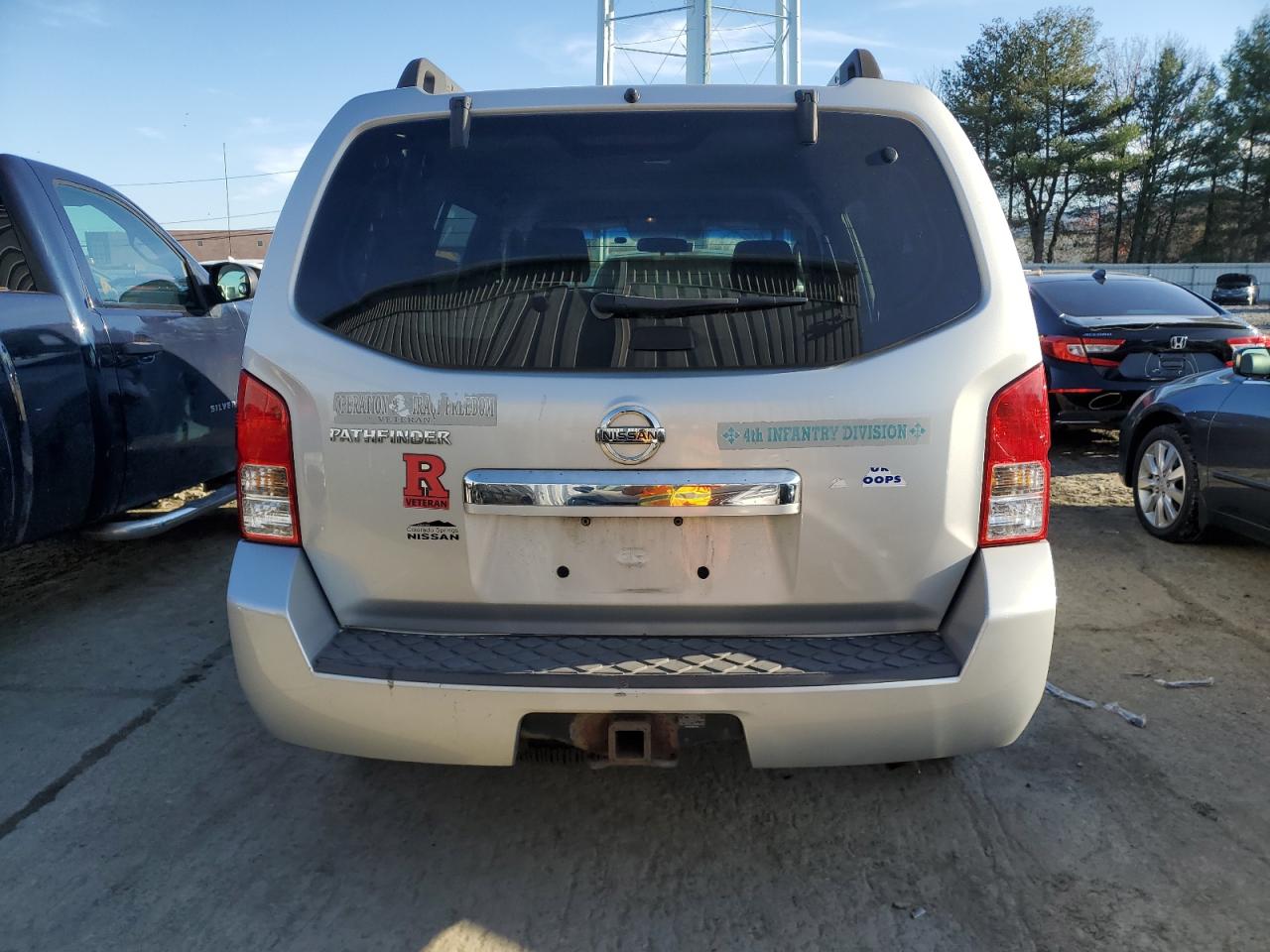 2008 Nissan Pathfinder S VIN: 5N1AR18B08C601873 Lot: 82247324