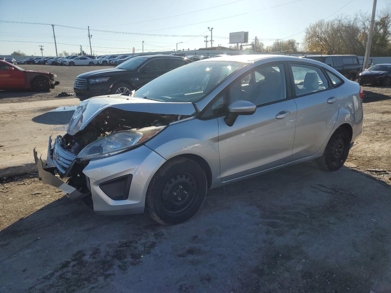2013 Ford Fiesta S zu verkaufen in Oklahoma City, OK - Front End
