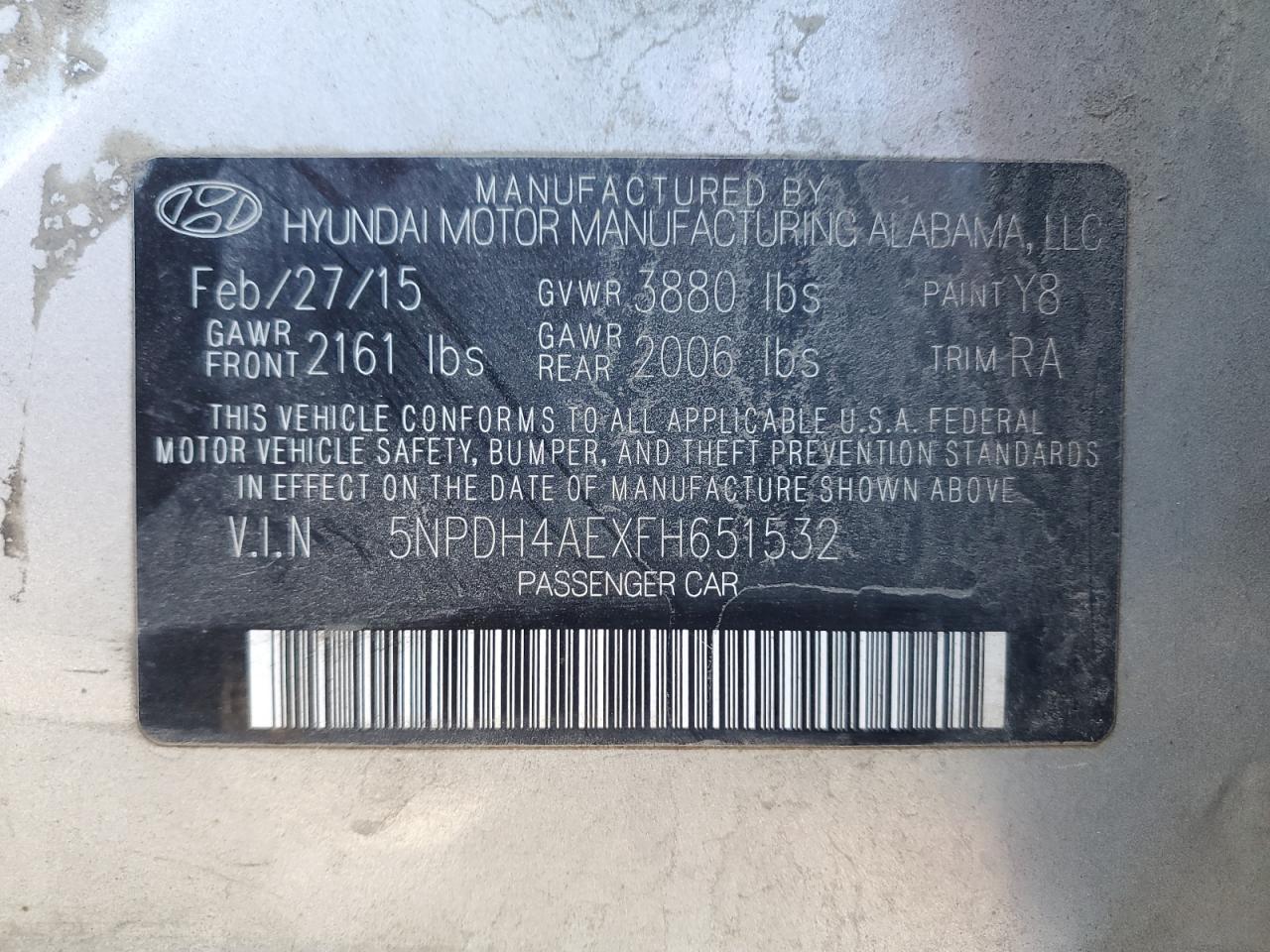 2015 Hyundai Elantra - Image 12