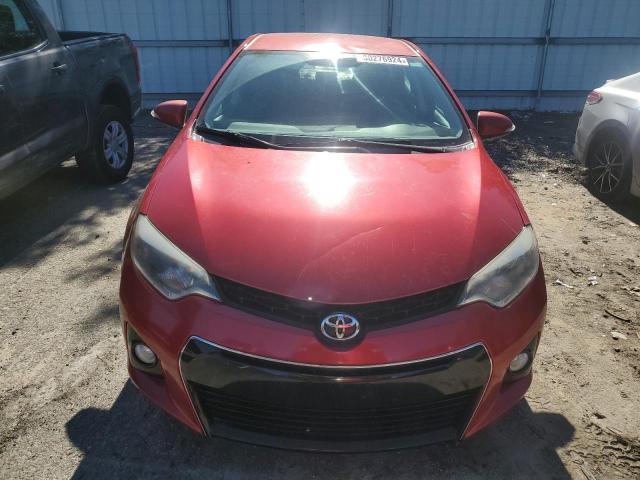  TOYOTA COROLLA 2014 Red