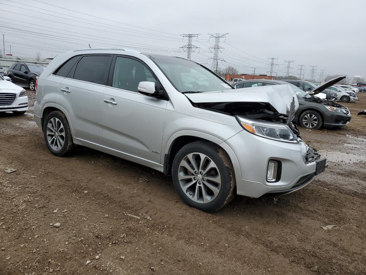 VIN 5XYKWDA70EG524910 2014 KIA SORENTO no.4