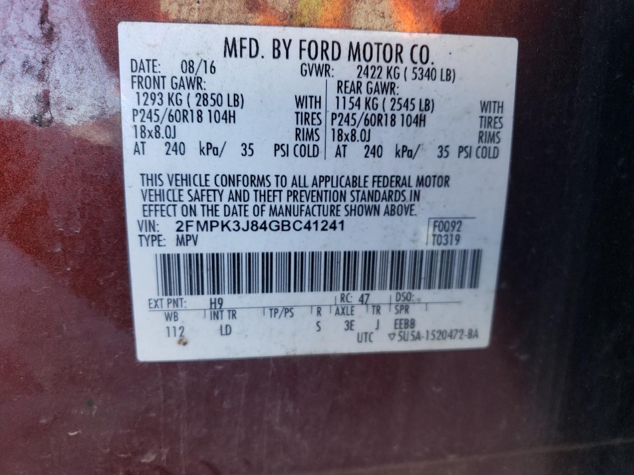 2016 Ford Edge - Image 15