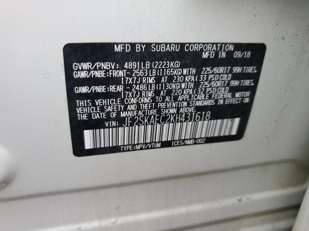 2019 Subaru Forester - Image 14