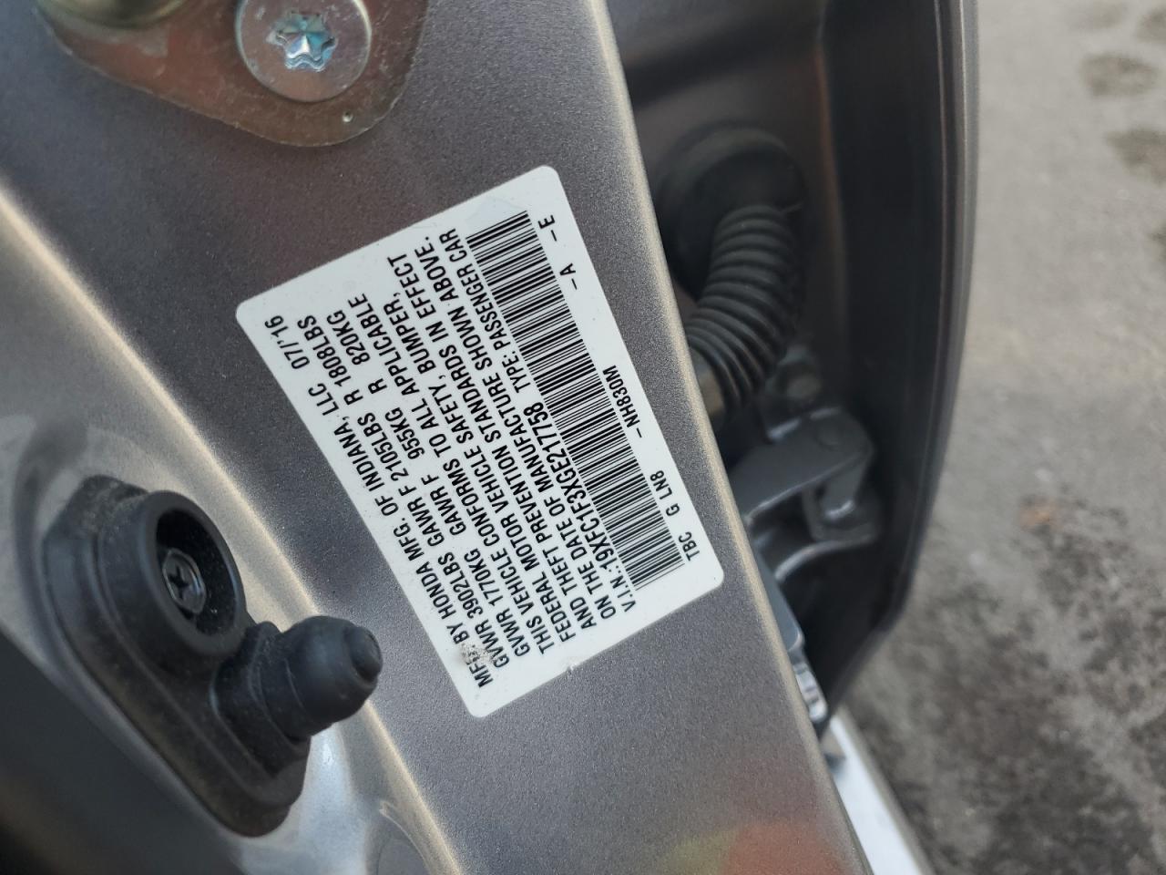 2016 Honda Civic - Image 12