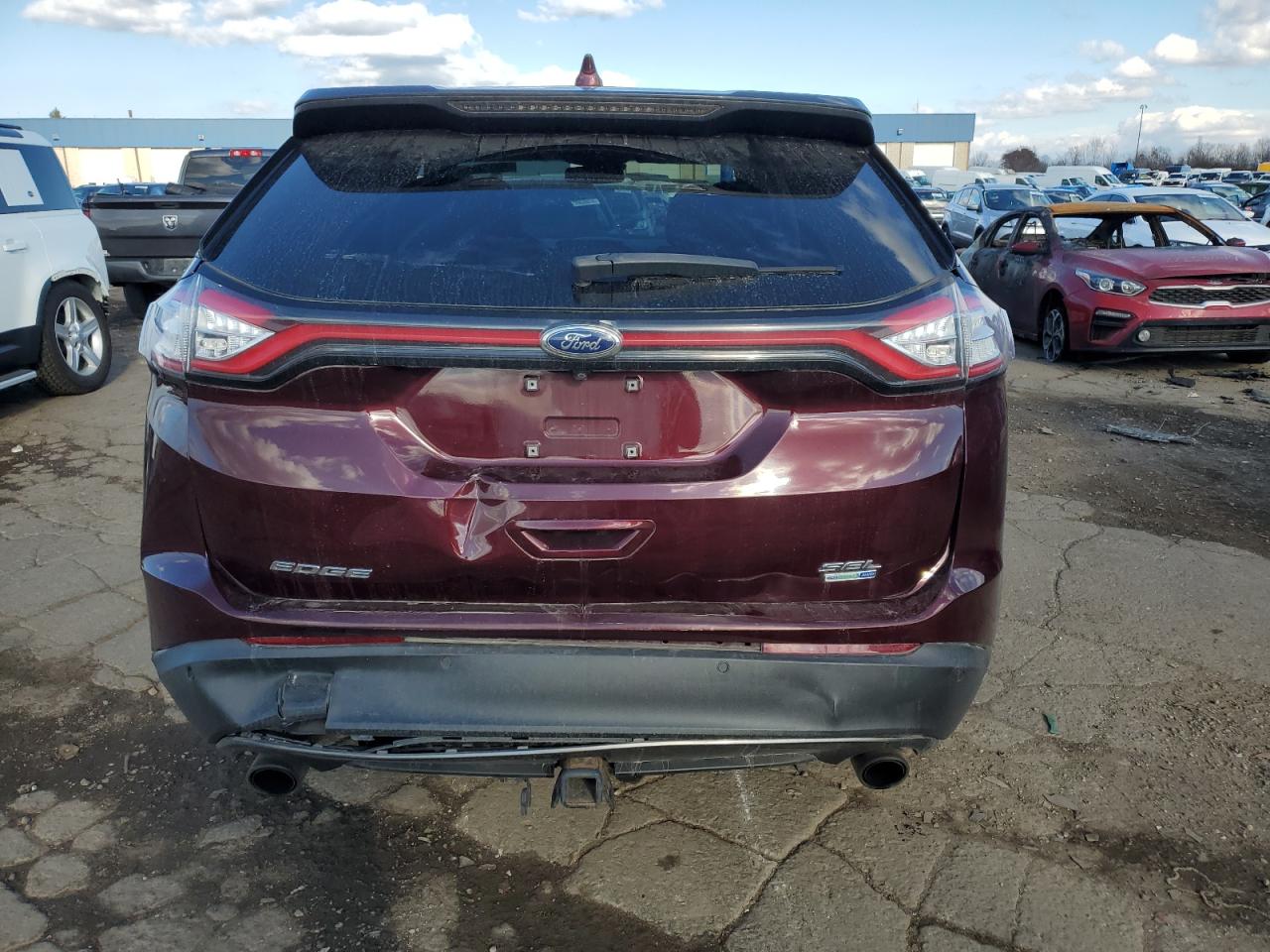 2018 Ford Edge Sel VIN: 2FMPK4J99JBB04155 Lot: 79027504