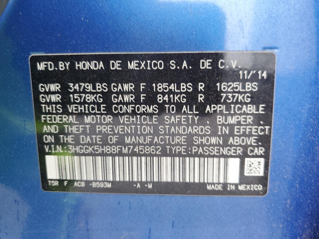2015 Honda Fit - Image 15