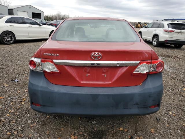 Sedans TOYOTA COROLLA 2012 Red