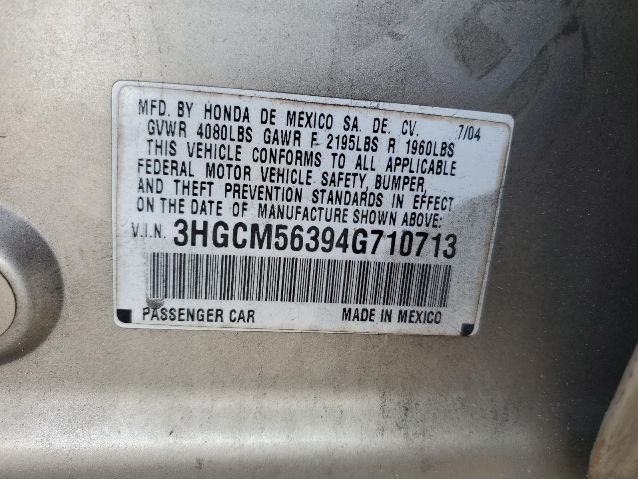 2004 Honda Accord - Image 14