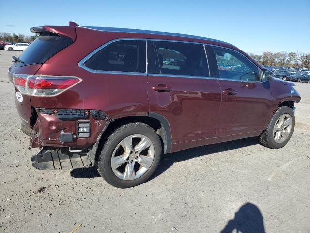  TOYOTA HIGHLANDER 2015 Burgundy