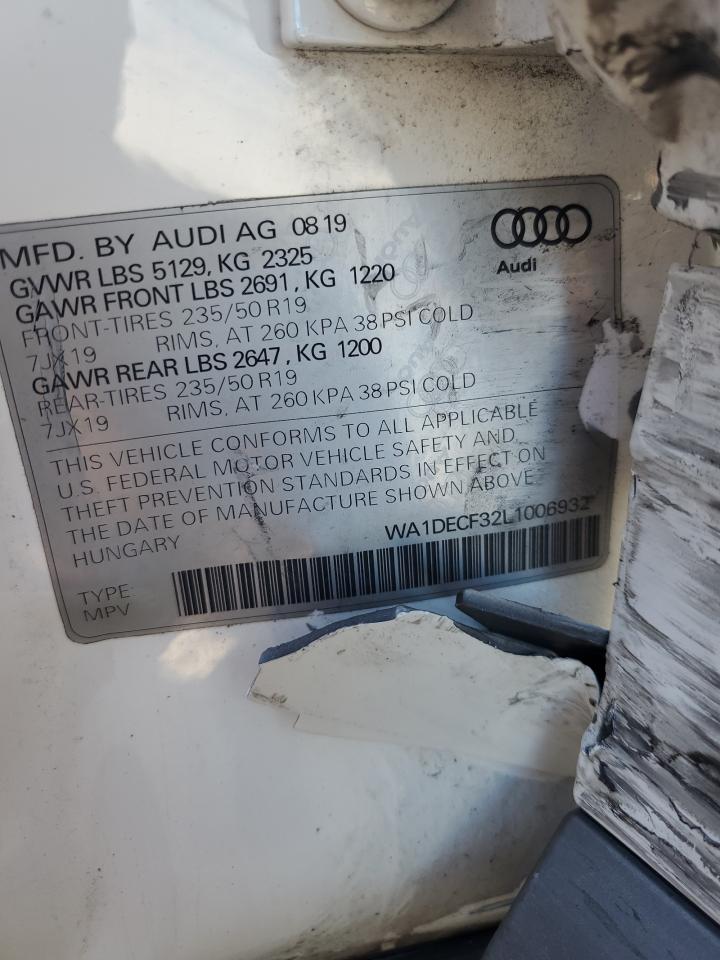 VIN WA1DECF32L1006932 2020 AUDI Q3 no.13